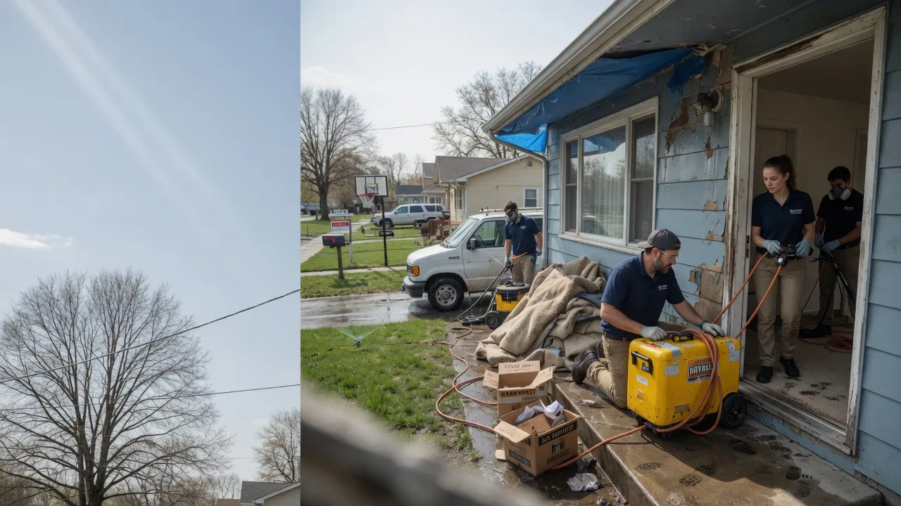 Basement Flood Cleanup in Climbing Hill, IA near me
